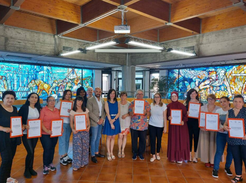 Cerimonia di consegna attestati